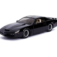 Prime会员：Jada Toys 1:24 火鸟跑车 金属模型 （配有收藏灯，黑色）