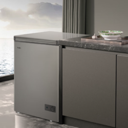 haier海尔bcbd142ghpcd冰柜142l轻奢金