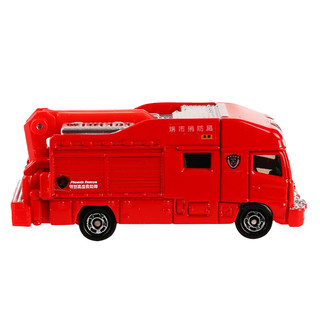 多美（TAKARA TOMY）多美卡仿真合金小汽车模型儿童玩具男孩32号消防救助工作车173311
