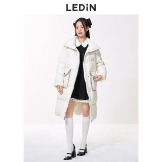 LEDIN 乐町 假两件连衣裙2022秋冬新款女气质小香风套装富家千金黑色裙子