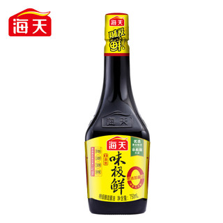 海天 酱油零添加味极鲜750ml 0添加防腐剂/添加剂 高端酿造特级生抽