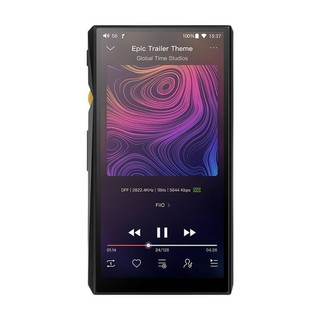 FiiO 飞傲 M11 便携HiFi双向蓝牙联网MP3无损音乐4.4平衡DSD解码旗舰级播放器 黑色