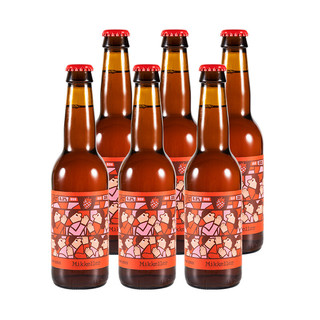Mikkeller 美啤乐 精酿啤酒 林波舞系列树莓风味 330ml*6瓶