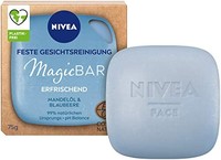 NIVEA 妮维雅 MagicBar 固体面部清洁,清新(75 克),洁面乳,给您美丽柔软的皮肤感觉