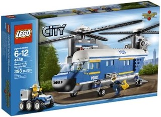 LEGO 乐高 城市警察重升降直升机 4439