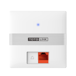 TOTOLINK WA300-POE 300M入墙面板式无线AP POE供电 多个SSID