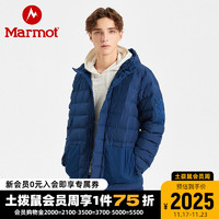 Marmot土拨鼠新款户外运动男保暖3M新雪丽棉商务棉服棉衣