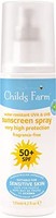 Childs Farm 儿童防晒霜 SPF 50+，保湿，敏感肌肤，125毫升
