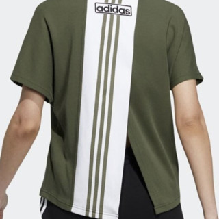 adidas ORIGINALS Tee SSAdibreak 女子运动T恤 HC6569 军绿色/深橄榄绿 36