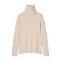 UNIQLO 优衣库 女士高领打底衫 442063 米色 S
