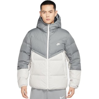 NIKE 耐克 storm-fit windrunner 男子运动羽绒服 DV1132-084 烟灰/浅骨色/帆白 XL