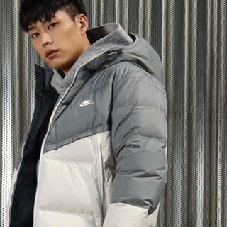 NIKE 耐克 storm-fit windrunner 男子运动羽绒服 DV1132-084 烟灰/浅骨色/帆白 XL