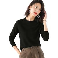 SaiTU 赛兔 女士半高领羊毛衫 15922001 黑色 S