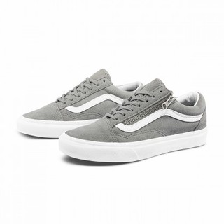 VANS 范斯 Old Skool Zip 中性运动帆布鞋 VN0A3493A4F 灰色 39