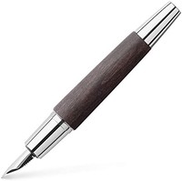 辉柏嘉 148222 - e-motion 钢笔 木/铬，笔尖：EF，含礼盒，笔杆颜色：黑色/银色