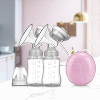 AINAAN 电动双吸奶器便携式奶器 - 舒适按摩、婴儿喂养和*喂养 粉红色 2019 2019