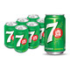 pepsi 百事 7喜 七喜7up 柠檬味 碳酸饮料 330ml*6听 百事出品