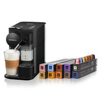 NESPRESSO 浓遇咖啡 ORIGINAL系列 Lattissima One 胶囊咖啡机+胶囊咖啡*100颗 黑色