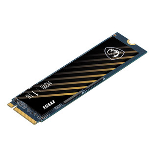 MSI 微星 黑竞系列 SPATIUM M390 NVMe M.2 固态硬盘 1TB（PCl-E3.0）