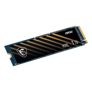 MSI 微星 黑竞系列 SPATIUM M390 NVMe M.2 固态硬盘 1TB（PCl-E3.0）