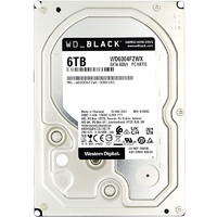 Western Digital 西部数据 黑盘系列 3.5英寸 台式机硬盘 6TB（CMR、7200rpm、128MB）WD6004FZWX