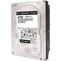 西部数据 黑盘系列 3.5英寸 台式机硬盘 8TB（CMR、7200rpm、128MB）WD8002FZWX