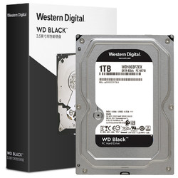 Western Digital 西部數據 黑盤系列 3.5英寸 臺式機硬盤 1TB（CMR、7200rpm、64MB）WD1003FZEX