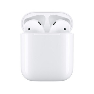 苹果（Apple） AirPods2代苹果无线蓝牙耳机二代 支持苹果手机/ipad/air3 AirPods2 极速专享 白色
