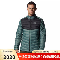 Mountain Hardwear 山浩 Glen Alpine 衍缝设计保暖男子羽绒服夹克 蓝灰/Thunderhead Grey S