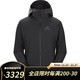  ARC'TERYX 始祖鸟 冲锋衣 GAMMA LT系列男款户外软壳防风连帽外套夹克 黑色Black XL　