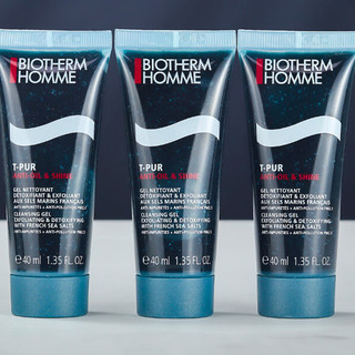 BIOTHERM 碧欧泉 男士清爽净油海盐磨砂啫喱 40ml*3