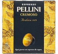 Pellini Cremoso * 阿拉比卡浓缩咖啡胶囊 – 轻度烘焙意大利咖啡胶囊