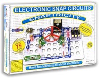Snap Circuits Snaptricity, 电子设备探索套件 (Stem 建筑), 适用于8岁以上儿童