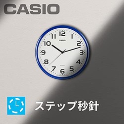 CASIO 卡西欧 挂钟 蓝色 直径25cm IQ-24-2JF