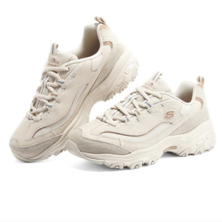 SKECHERS 斯凯奇 D'LTES 1.0 休闲运动鞋 896145/NAT 自然色 36