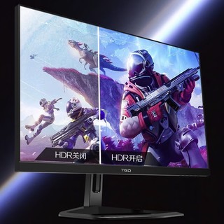 TGD 天玑 F2422K 23.8英寸 IPS FreeSync 显示器（1920×1080、165Hz、99%sRGB、HDR400）