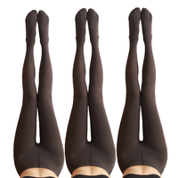 kaqiusha 卡秋莎 女士连裤袜套装 K1950 3双装(灰色*2+美腿肤) XL 120D