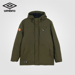 Umbro 茵宝 秋冬新款男子时尚短款连帽运动服 UI213AP2005-205岩褐 S