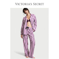 VICTORIA'S SECRET 维密 舒适法兰绒休闲长款格纹睡衣春秋款女长袖套装