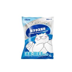 日本Nikoro妮可露混合猫砂豆腐砂膨润土猫砂低尘6L约2.5kg/30斤