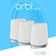 NETGEAR 美国网件 Orbi奥秘系列 Orbi RBK753 三频4200M 千兆Mesh无线分布式路由器 Wi-Fi 6 一母两子装 白色