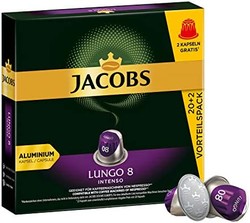 JACOBS Lungo Intenso 咖啡胶囊，220 粒 Nespresso® * 兼容胶囊