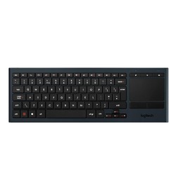 logitech 罗技 K830 84键 2.4G无线薄膜键盘 黑色 单光