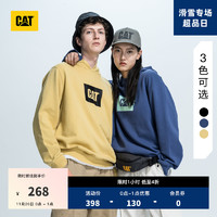 CAT 卡特彼勒 卡特秋冬新款时尚连帽卫衣logo印花长袖套头衫男女同款