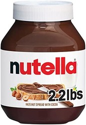 nutella 巧克力榛子酱,煎饼的完美配料,35.5 盎司罐装