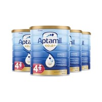 Aptamil 爱他美 【黑五特价 用码BF6再减6纽】Aptamil 爱他美 金装版婴幼儿奶粉 900g 4段 4罐包邮装