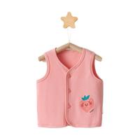 Tongtai 童泰 男女童通用纯棉马甲 T21J4129 粉色 80码