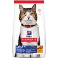 Hill's 希尔思 熟龄猫通用老年鸡肉猫粮4磅美国进口老猫