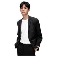 HLA 海澜之家 男士西服 HWXAW1U001A 黑色 S