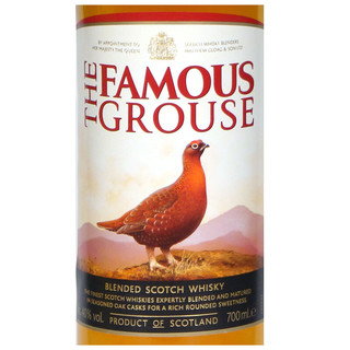 THE FAMOUS GROUSE 调和 苏格兰威士忌 40%vol 700ml